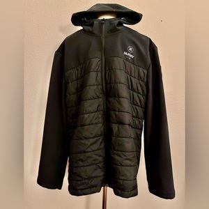 Hurley Men's Wind Resistant Jacket Black XL